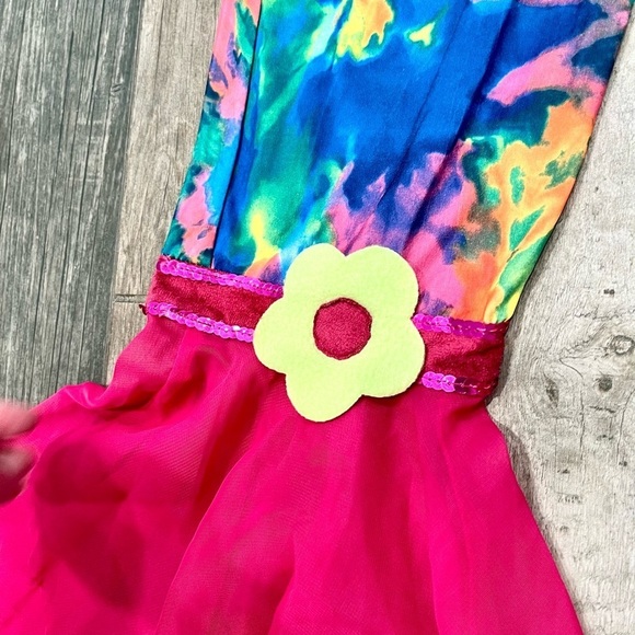 CHASING FIREFLIES Wishcraft Girl's HIPPIE CHICK 70's Halloween COSTUME sz 14 - Picture 3 of 13